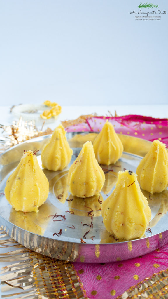 Kesar Mawa Modak - An Immigrant's Taste